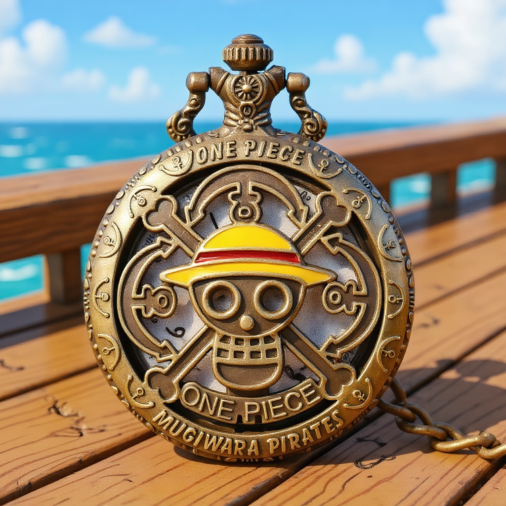 Vintage Alarm Clock - Jam Saku Anime One Piece, Jam