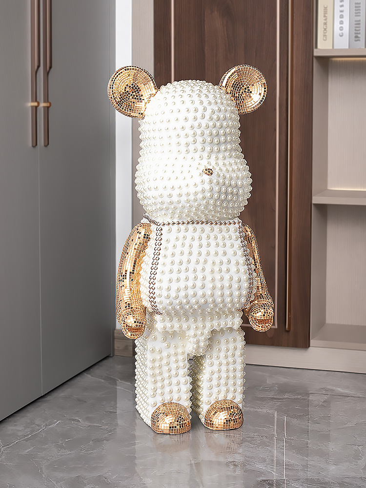 Home Decor Y2K - Patung dekorasi rumah ornamen beruang kartun