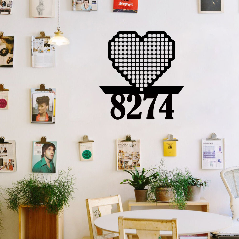 Home Decor Wall Tiles - 1 Buah Stiker Dinding Nama Dapat