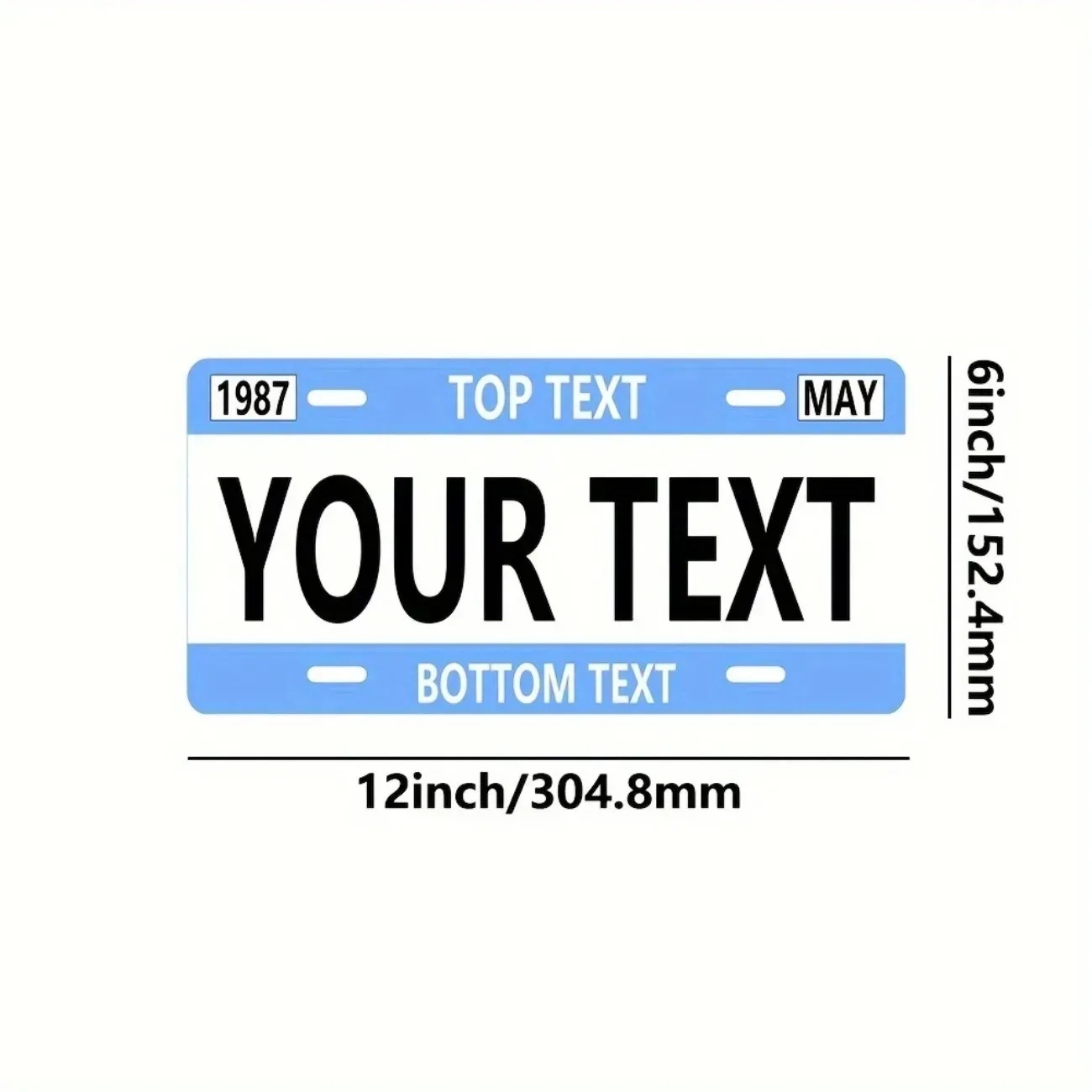 Home Decor White - [2D Datar] Plakat Logam Latar Belakang