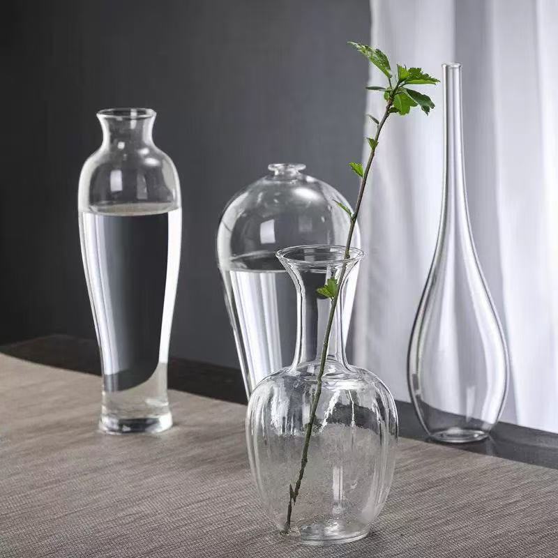 Home Decor Center - Vas Kuncup Kaca Kontemporer Dekorasi Rumah