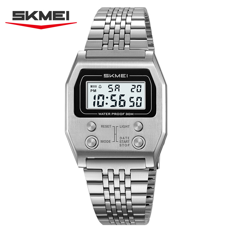 Vintage Alarm Clock - SKMEI 2460 Jam Tangan Digital Olahraga