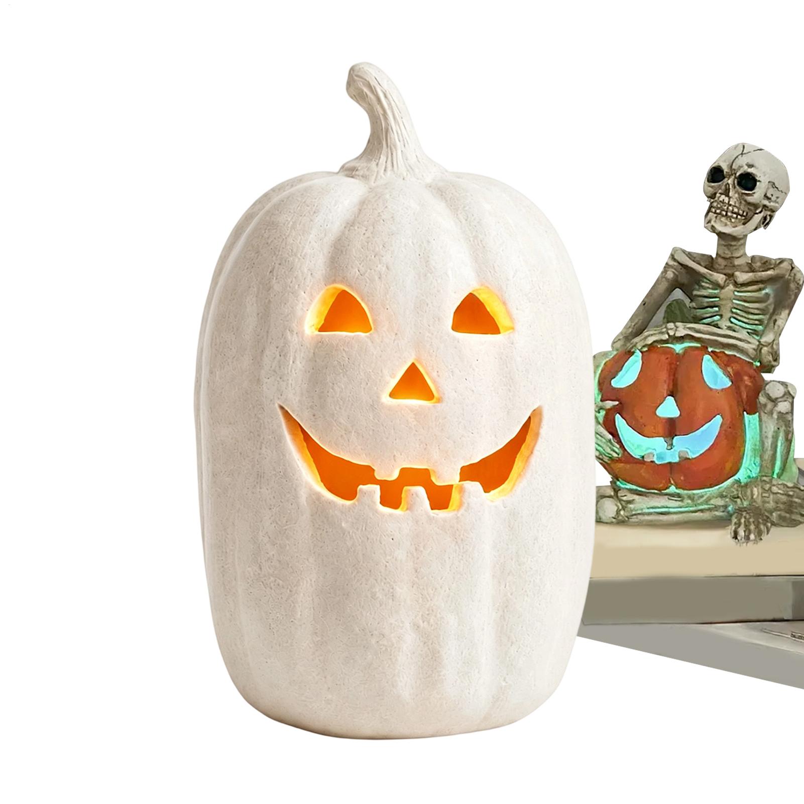 Home Decor Halloween - Kerajinan Labu Halloween Resin Buatan Tangan