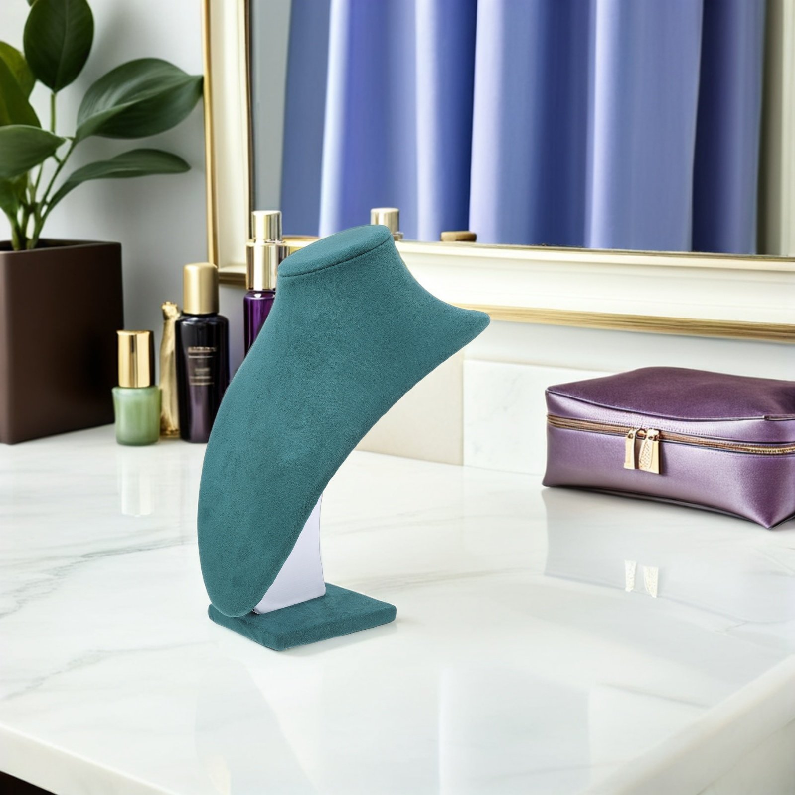 Home Decor Retail Stores - Stand Pajangan Kalung Bergaya 25Cm, Bust