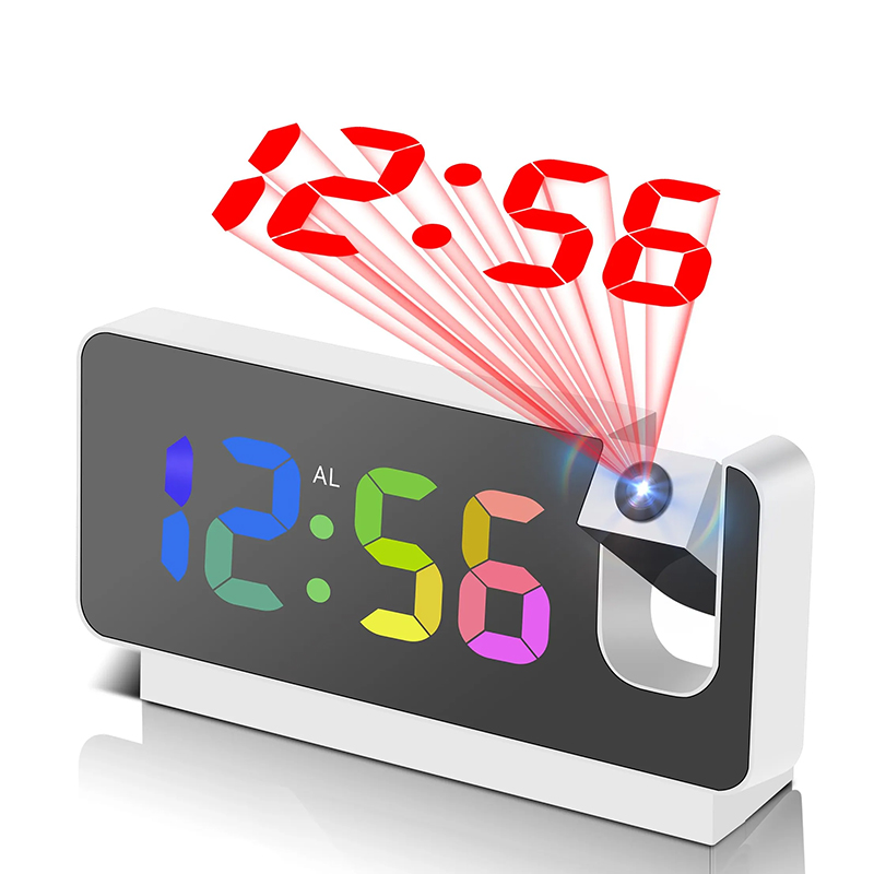 Vintage Alarm Clock - Jam Alarm Proyeksi Jam Meja dengan