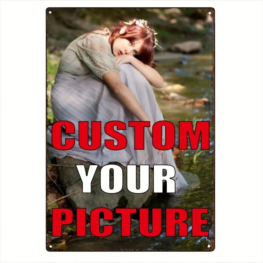 Home Decor Free Images - Papan Tanda Aluminium Retro Kustom Personal