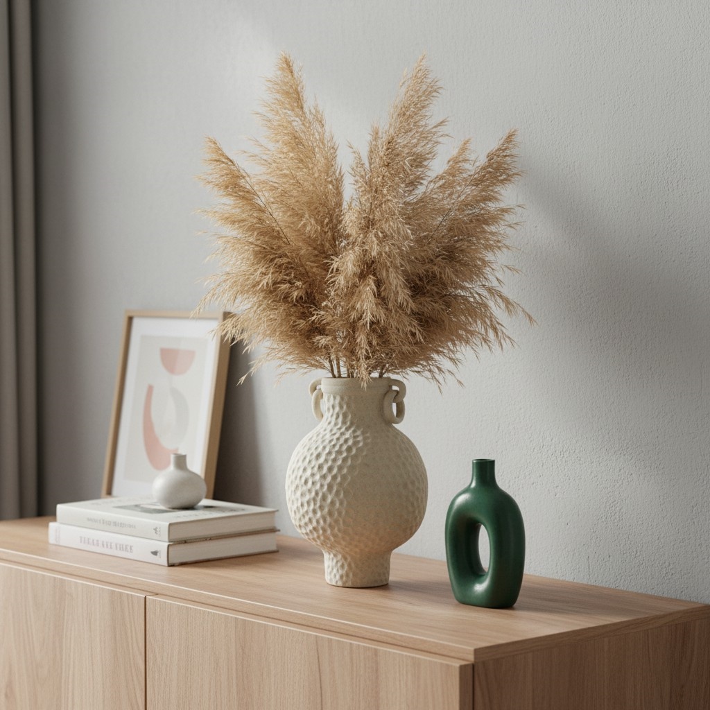 Home Decor Center - CAPIRON vas keramik Nordic, pusat meja
