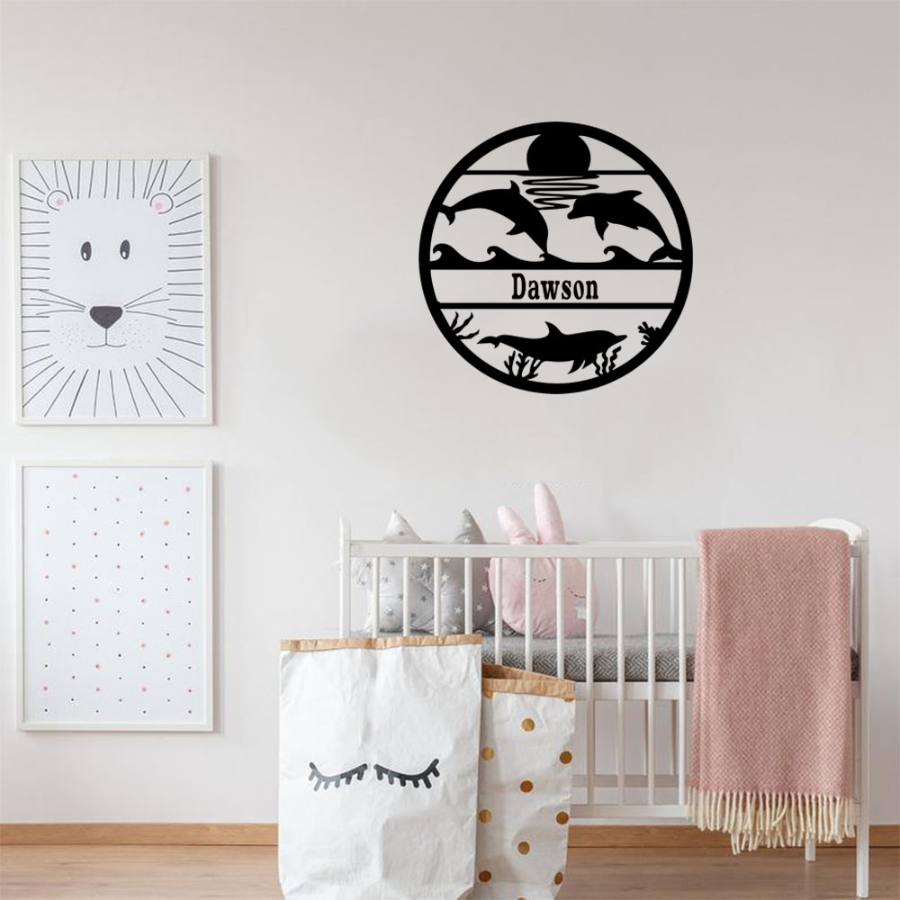 Home Decor Wall Tiles - 1 Buah Stiker Dinding Vinil Nama