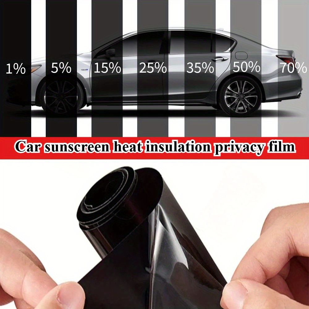 Home Decor Window Blinds - Film Kaca Mobil Universal 1%-70% VLT