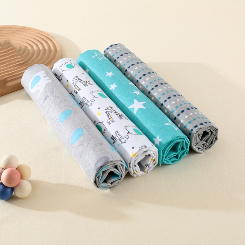 Neutral Throw Blanket - 4Pcs Set Selimut Bayi Netral, Desain