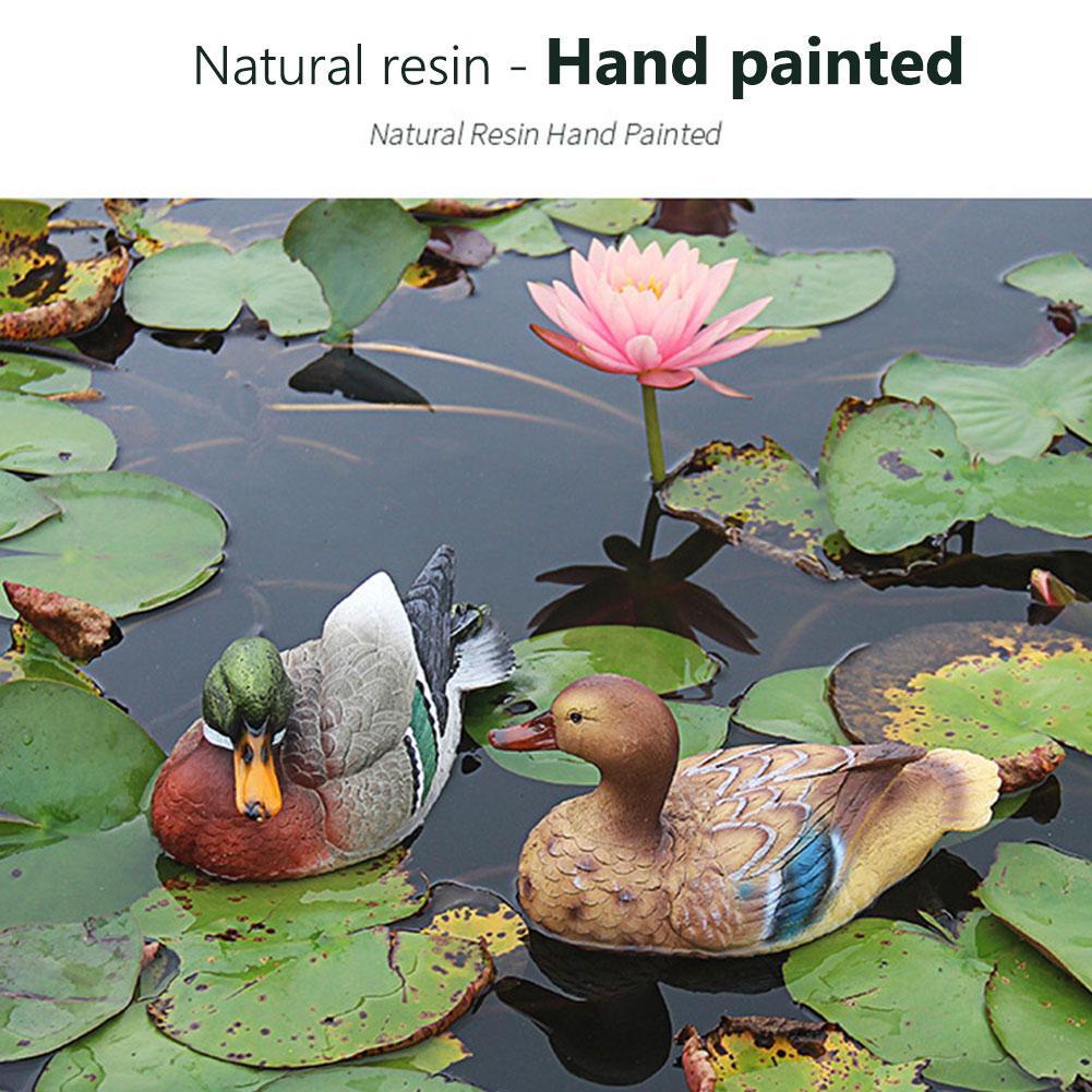 Home Decor Quirky - Patung bebek taman luar ruangan, ukuran