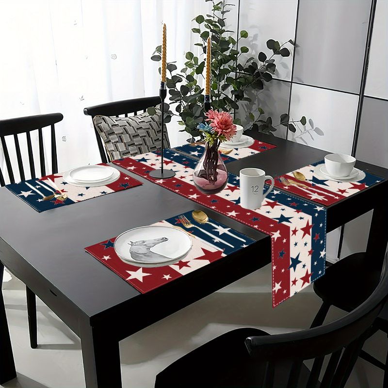 VIKAMA Set Alas Meja Hari Keme - Linen Table Runner ulasan dan harga