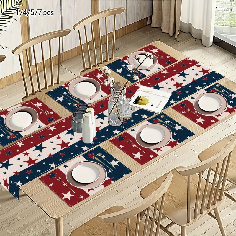 VIKAMA Set Alas Meja Hari Keme - Linen Table Runner ulasan dan harga