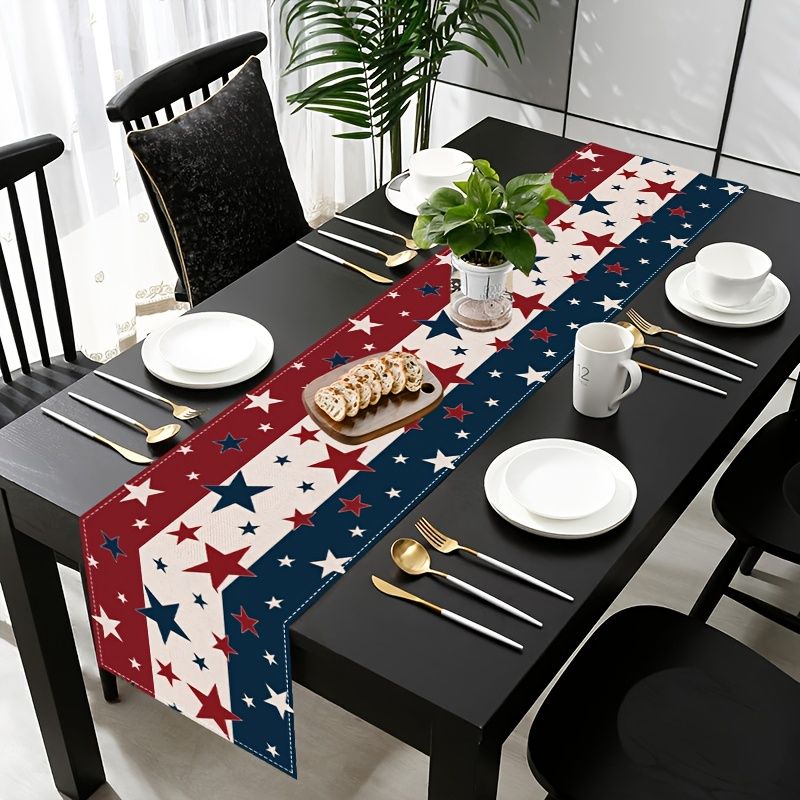 VIKAMA Set Alas Meja Hari Keme - Linen Table Runner ulasan dan harga