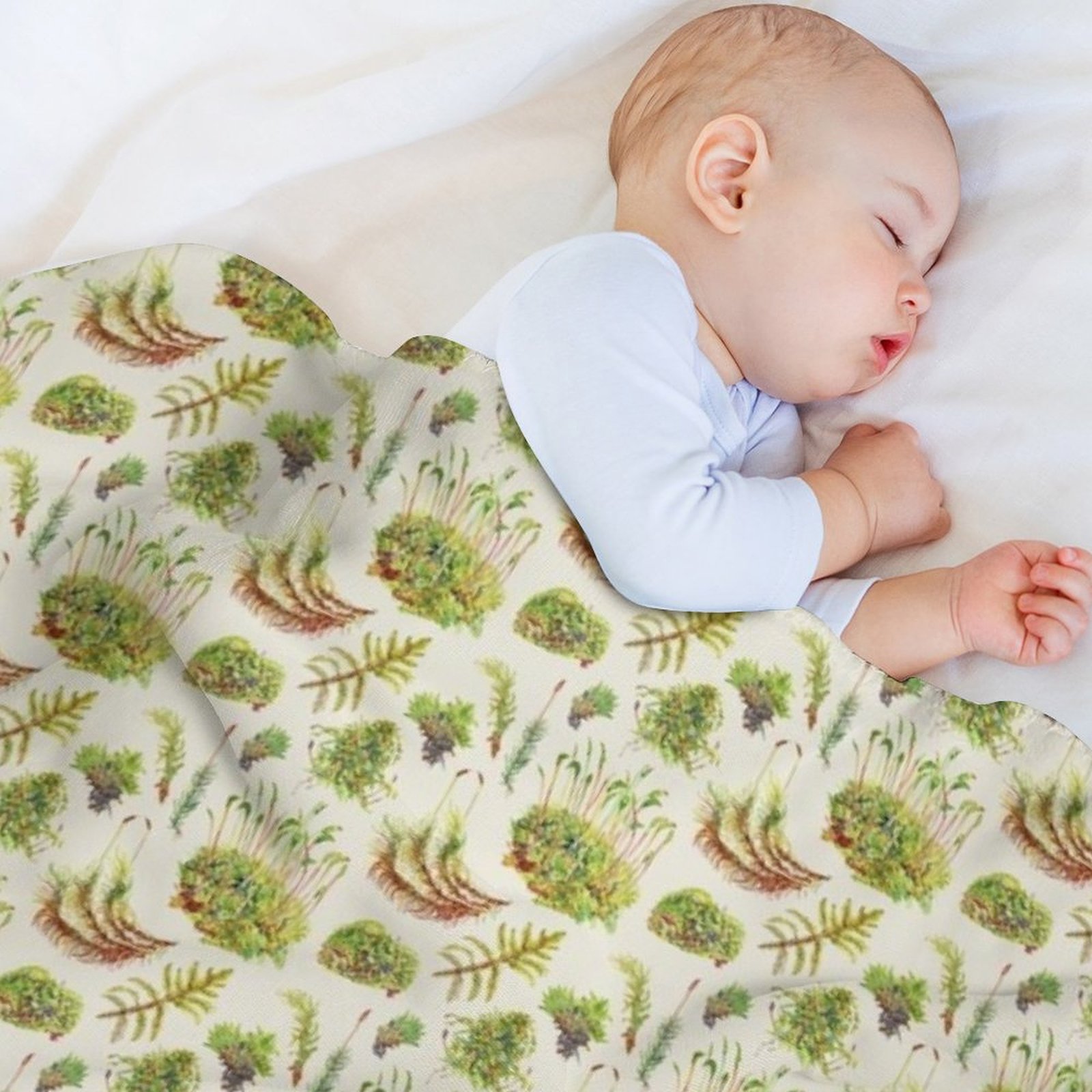 Mosses - Selimut Lempar Netral - Neutral Throw Blanket ulasan dan harga