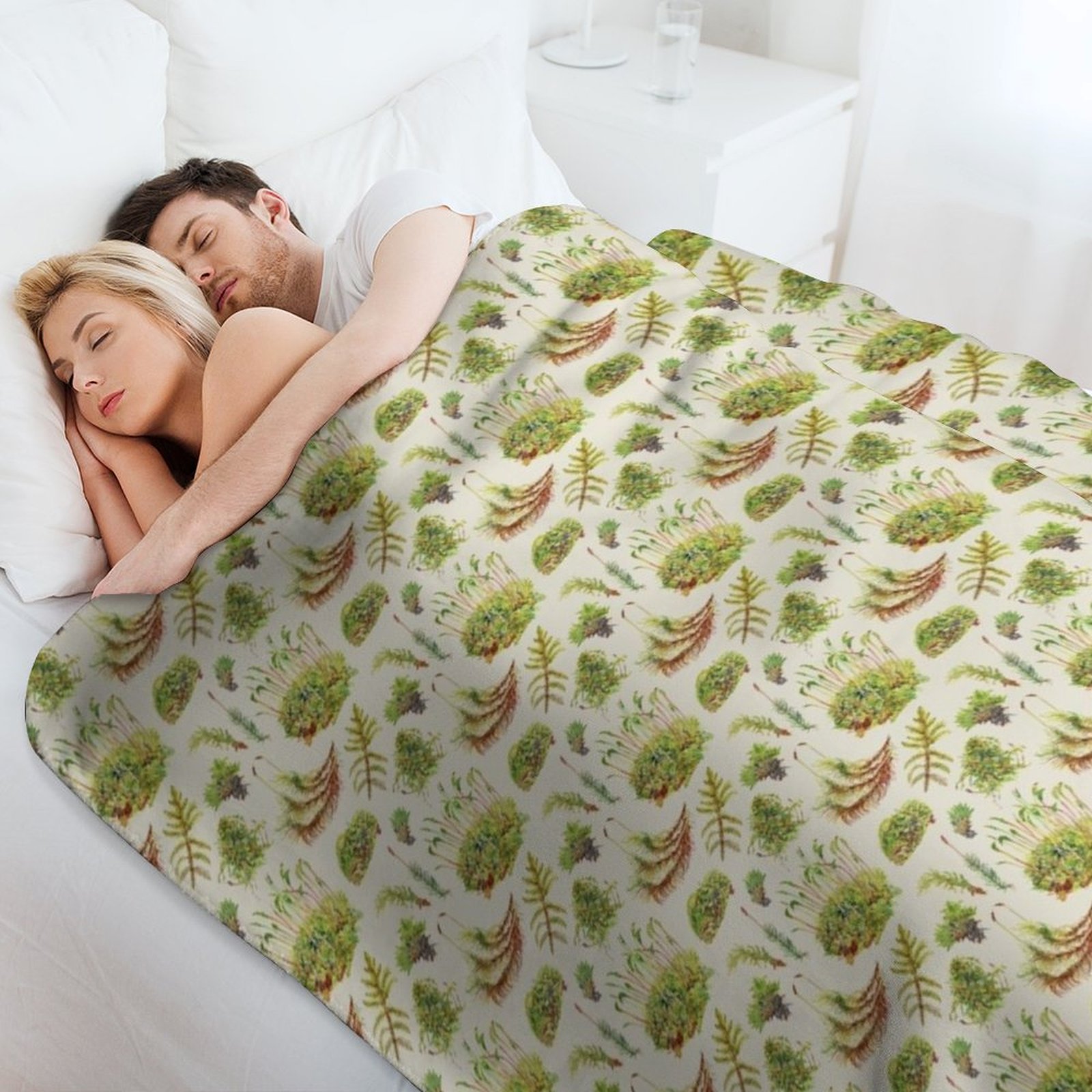 Mosses - Selimut Lempar Netral - Neutral Throw Blanket ulasan dan harga