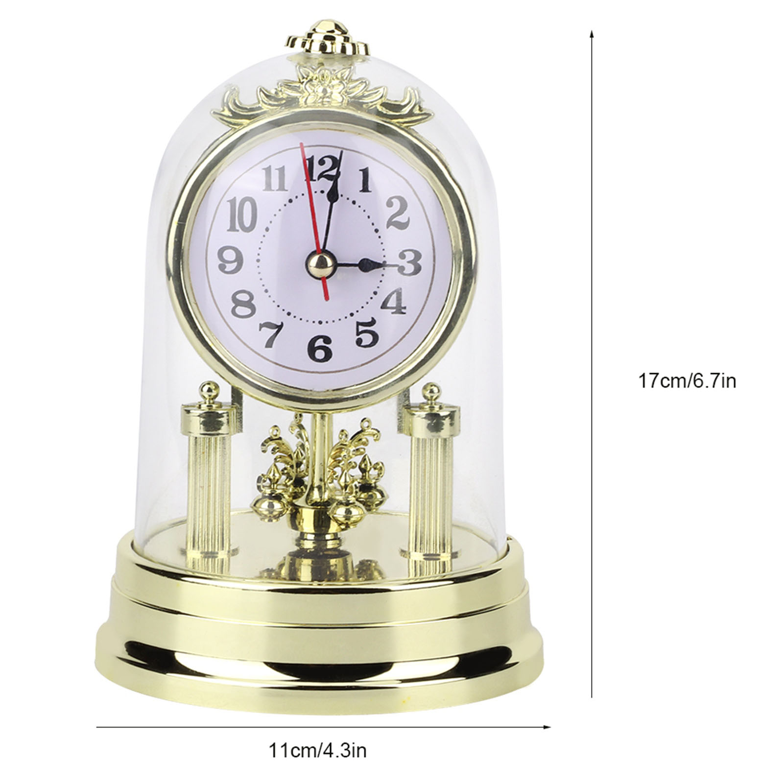 Jam Ruang Tamu Gaya Retro Erop - Vintage Alarm Clock ulasan dan harga