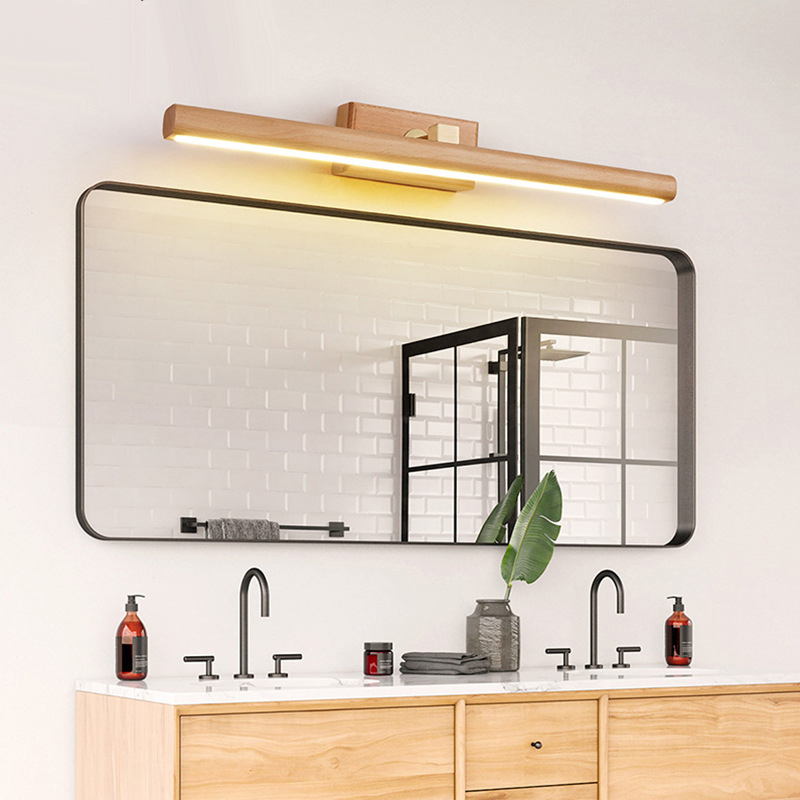 Lampu dinding meja rias kayu M - Home Decor Exhibition ulasan dan harga