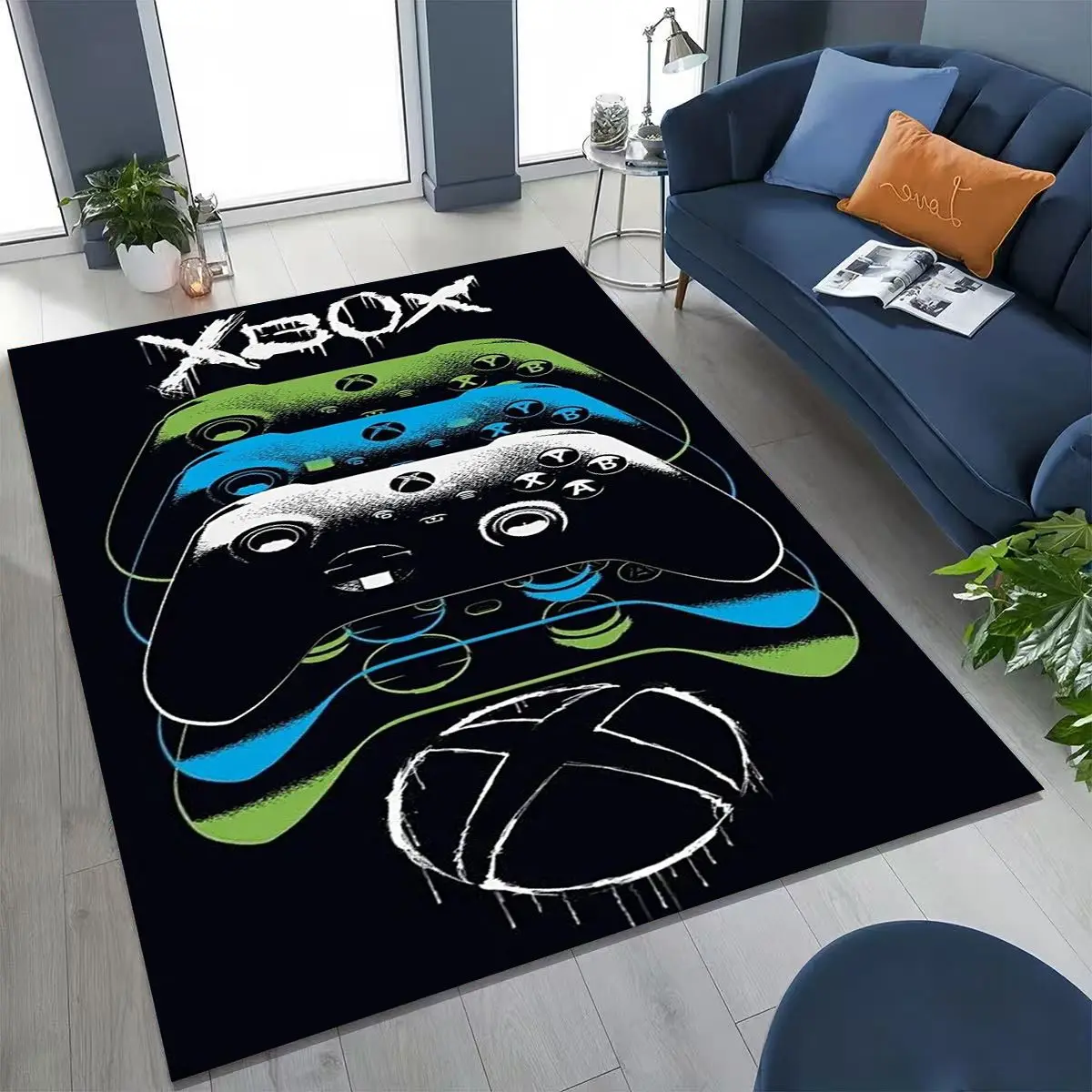 Karpet Permadani Logo Seni XBO - Home Decor Xbox Games ulasan dan harga