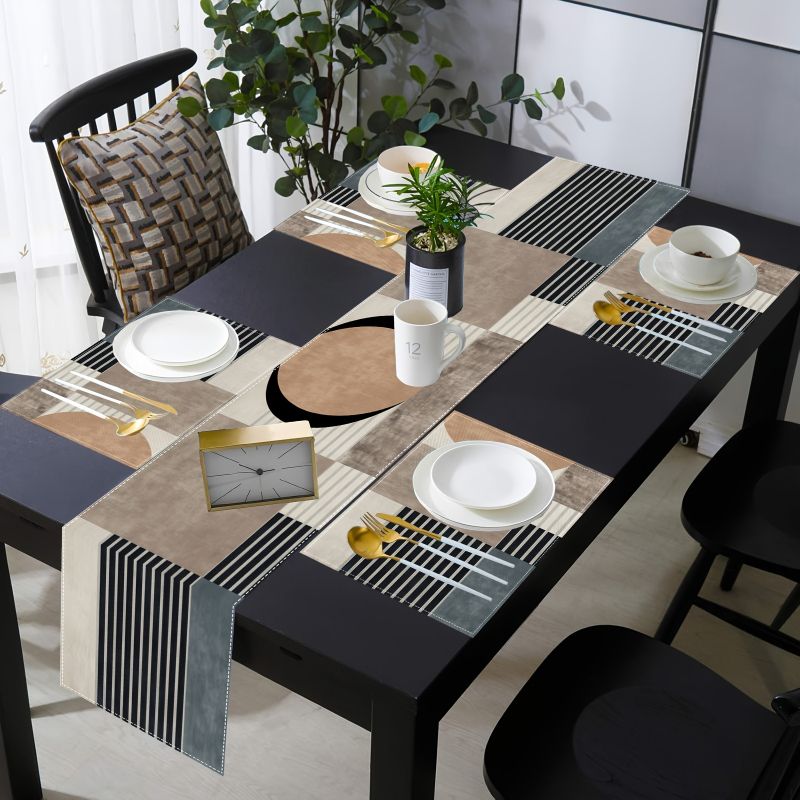 Set Alas Meja dan Tatakan Piri - Linen Table Runner ulasan dan harga