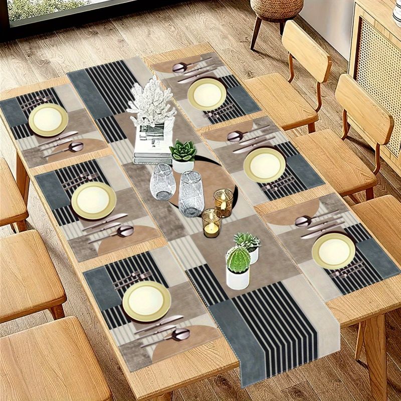 Set Alas Meja dan Tatakan Piri - Linen Table Runner ulasan dan harga