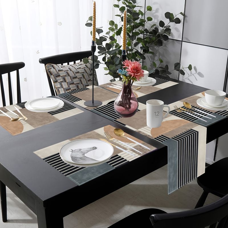 Set Alas Meja dan Tatakan Piri - Linen Table Runner ulasan dan harga