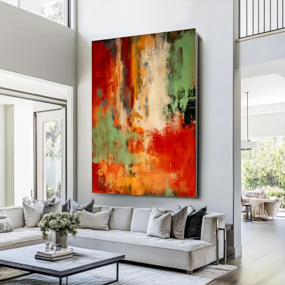 100% Lukisan Minyak Abstrak Bu - Home Decor Free Images ulasan dan harga