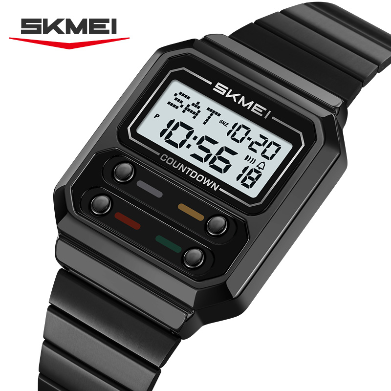SKMEI 2448 Jam Tangan Digital  - Vintage Alarm Clock ulasan dan harga