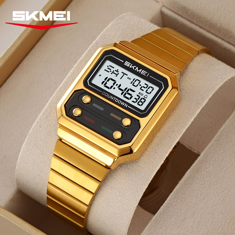 SKMEI 2448 Jam Tangan Digital  - Vintage Alarm Clock ulasan dan harga