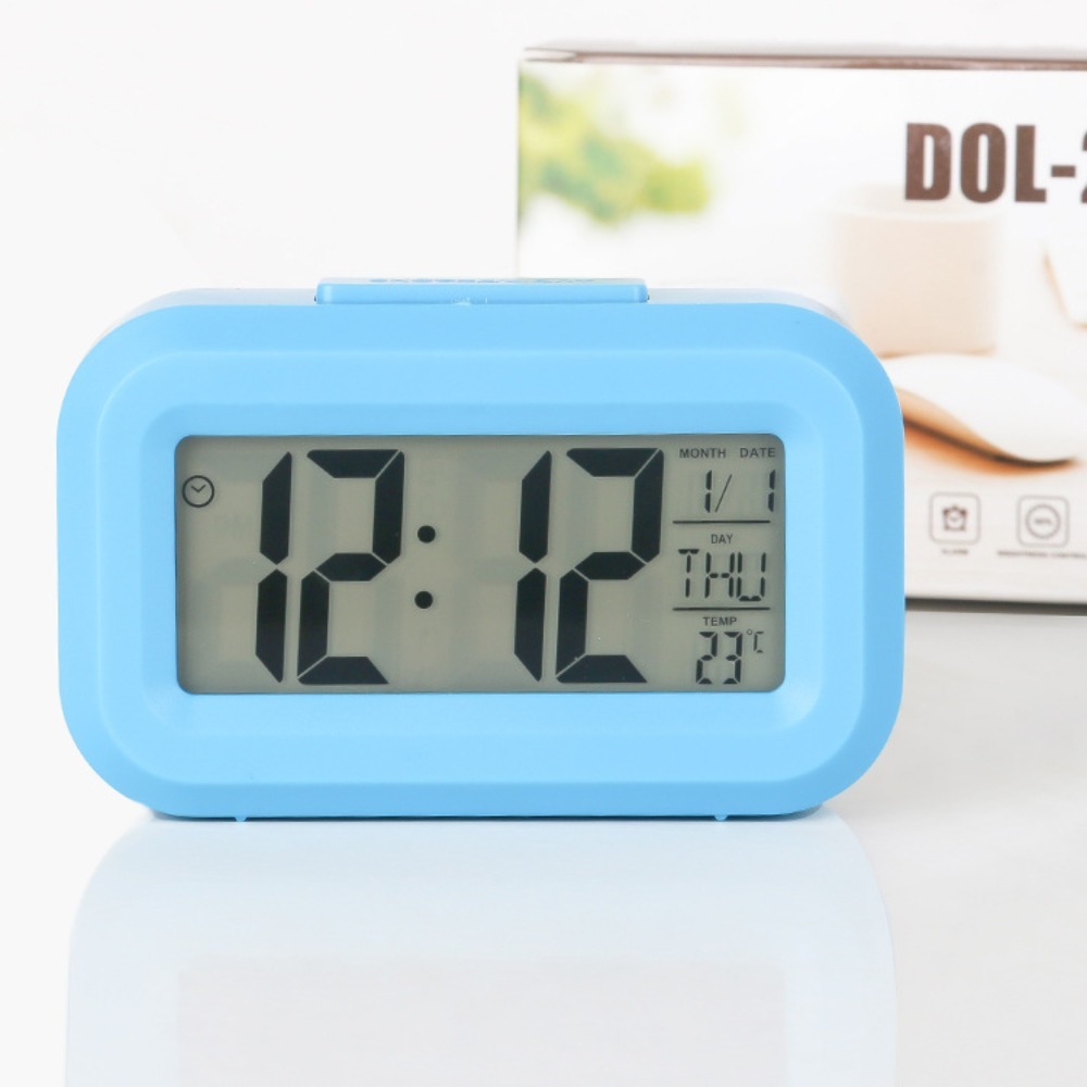 Layar LCD Jam Alarm Digital La - Vintage Alarm Clock ulasan dan harga