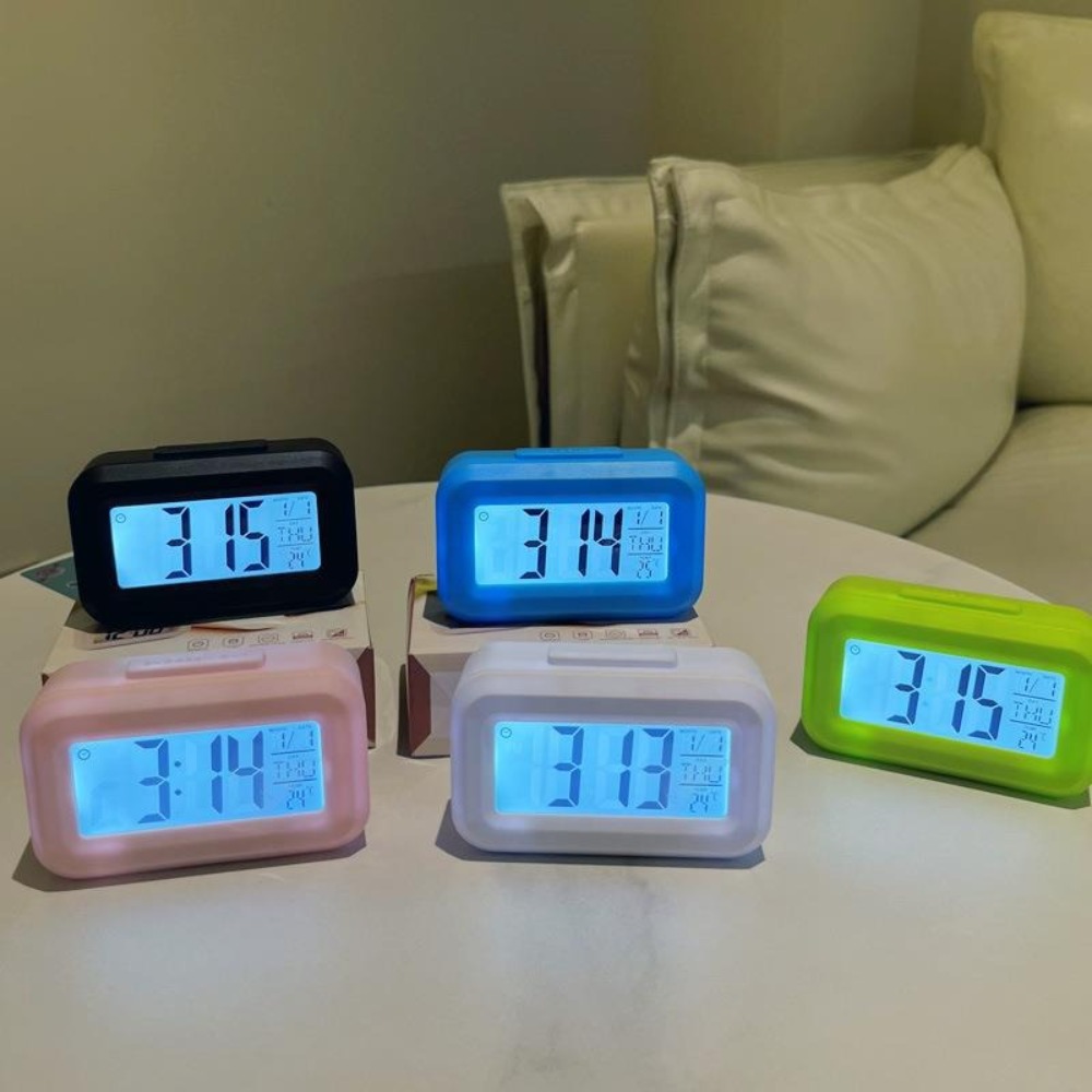 Layar LCD Jam Alarm Digital La - Vintage Alarm Clock ulasan dan harga