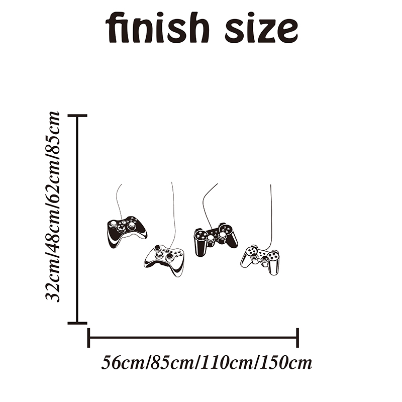 Stiker Dinding Pengendali Perm - Home Decor Xbox Games ulasan dan harga