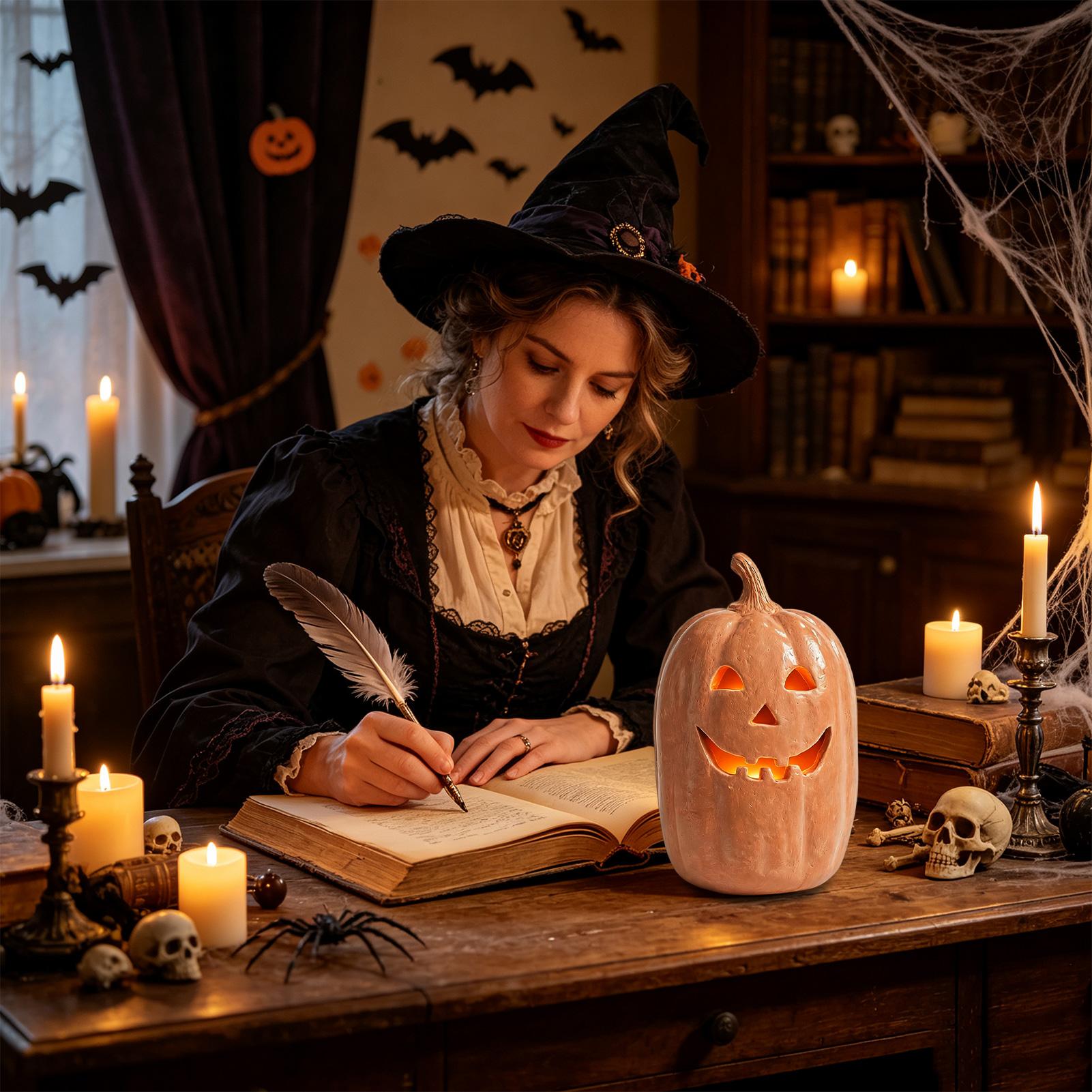 Lentera Labu Seram Lentera Res - Home Decor Halloween ulasan dan harga