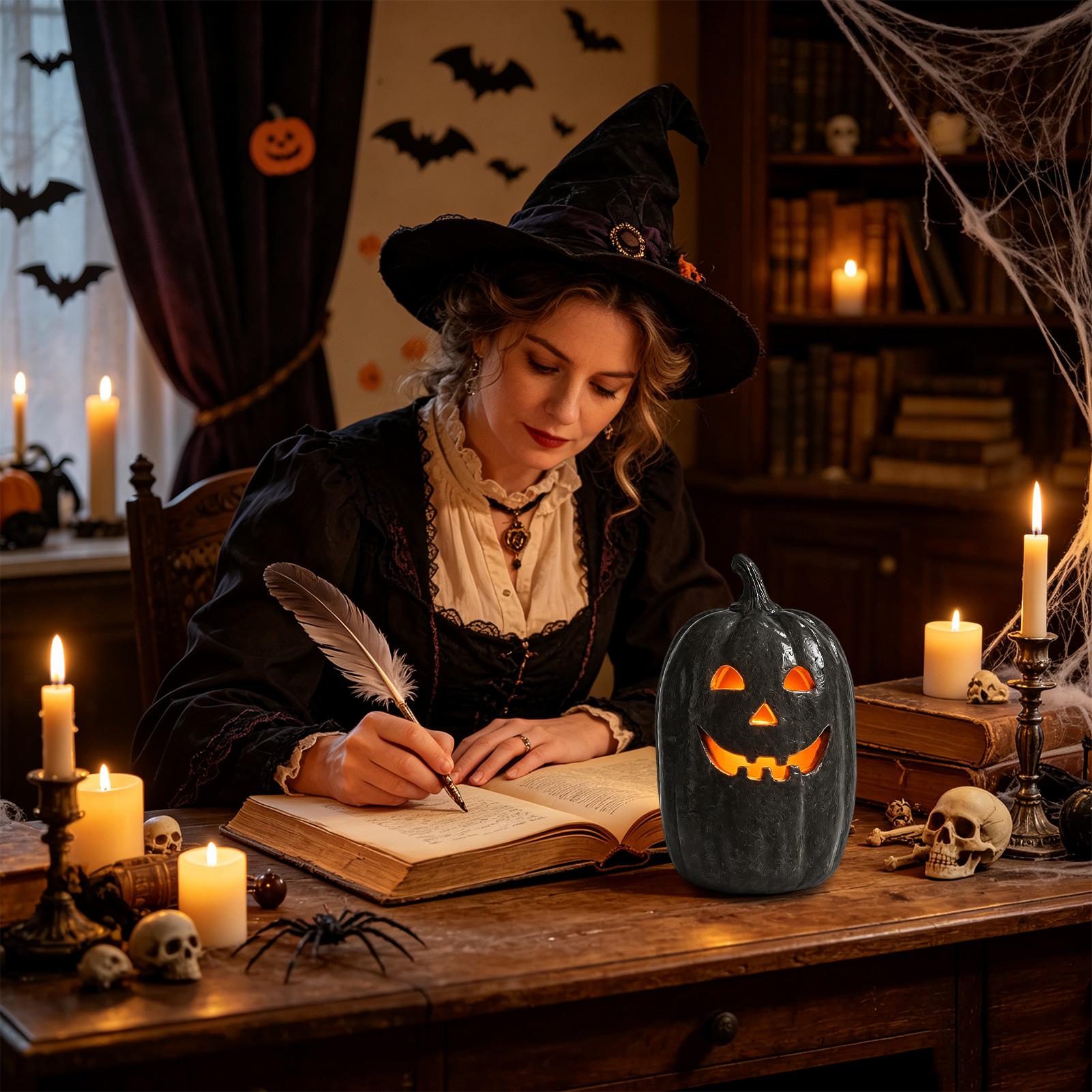 Lentera Labu Seram Lentera Res - Home Decor Halloween ulasan dan harga