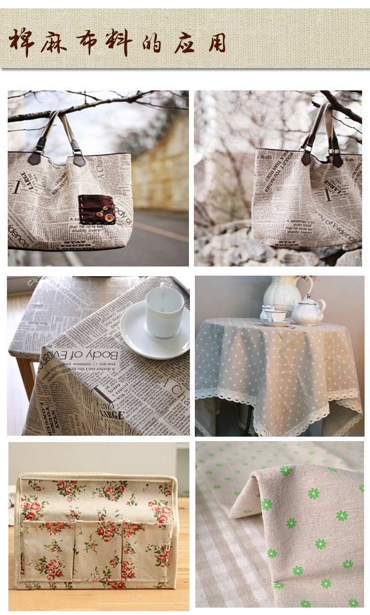 Bahan jahit Tas Tissu Taplak M - Linen Table Runner ulasan dan harga