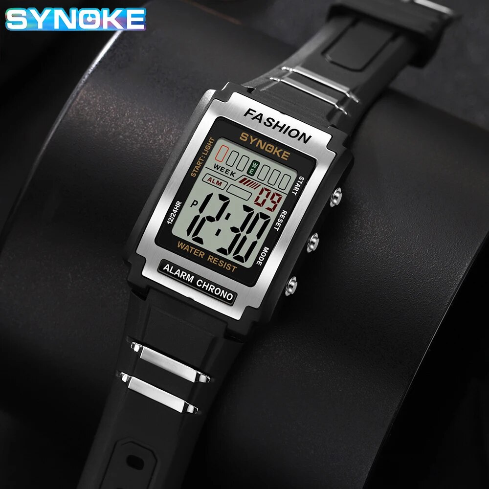 SYNOKE jam tangan elektronik p - Vintage Alarm Clock ulasan dan harga