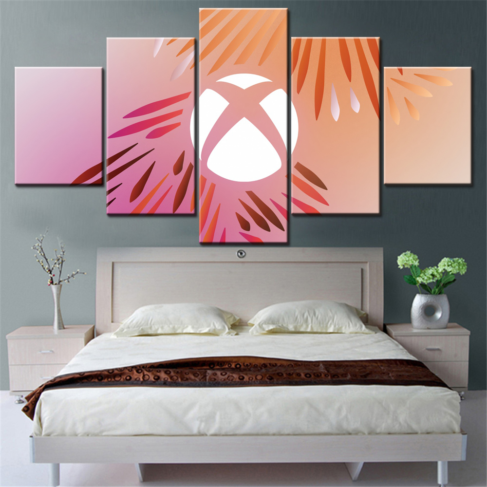 5 Buah Lukisan Poster Seni Din - Home Decor Xbox Games ulasan dan harga