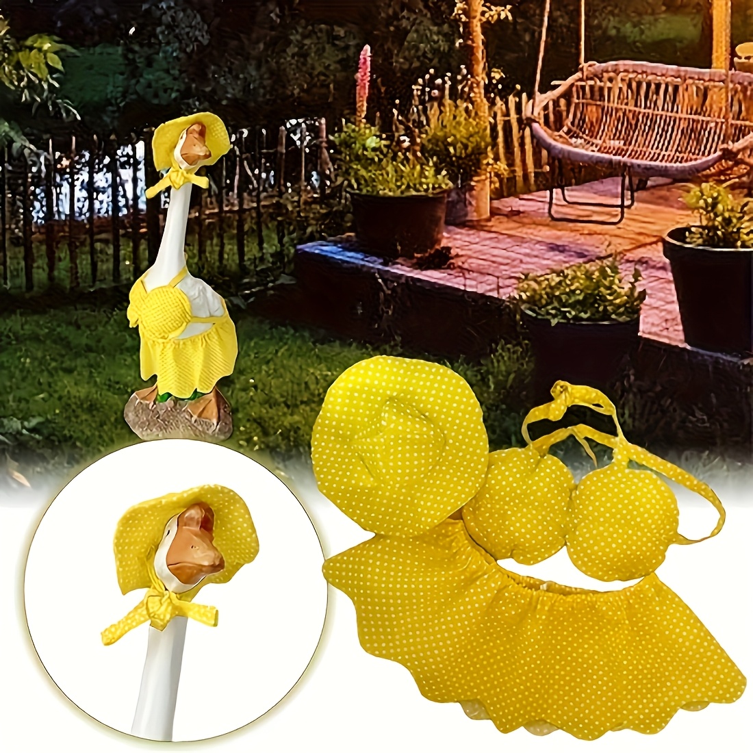 Pakaian Angsa 23 Inci Pakaian  - Home Decor Quirky ulasan dan harga