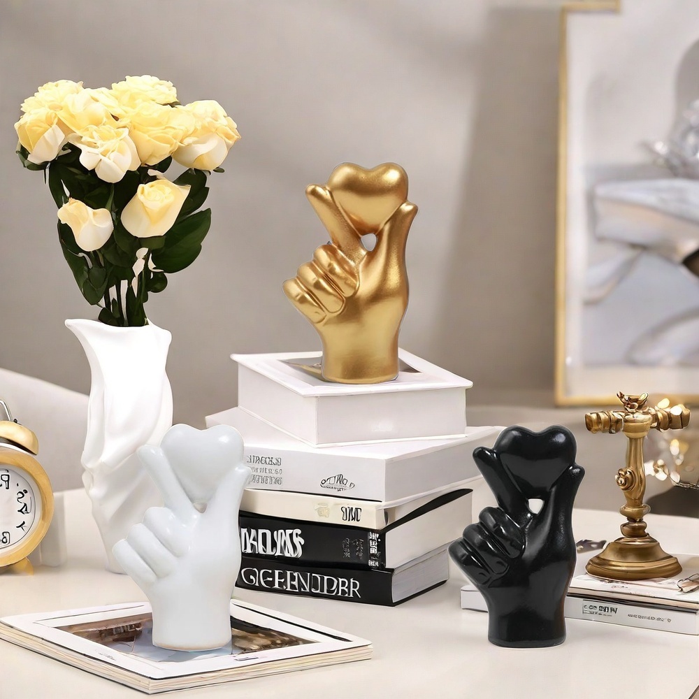 Patung gerakan tangan hati, or - Home Decor Y2K ulasan dan harga