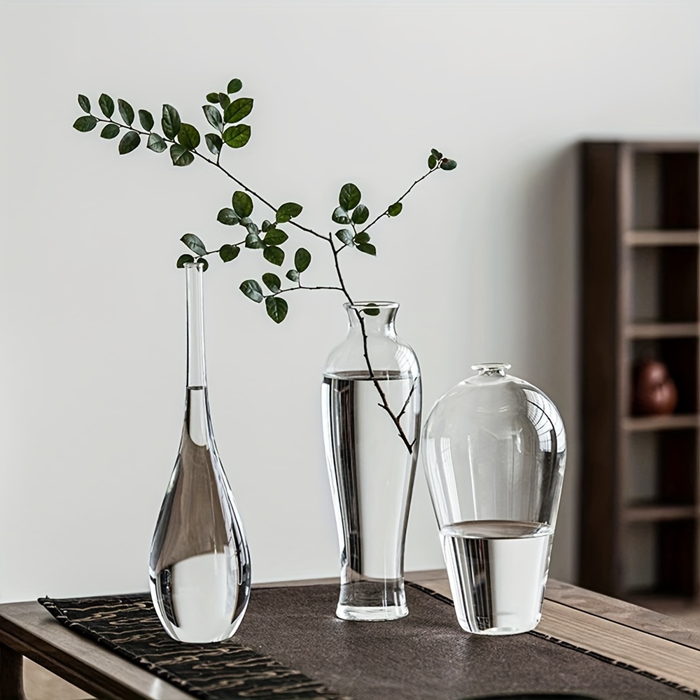Vas Kuncup Kaca Kontemporer De - Home Decor Center ulasan dan harga