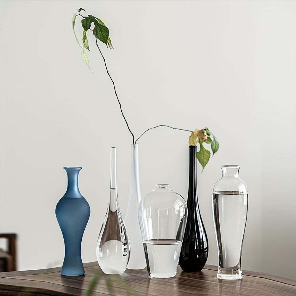 Vas Kuncup Kaca Kontemporer De - Home Decor Center ulasan dan harga