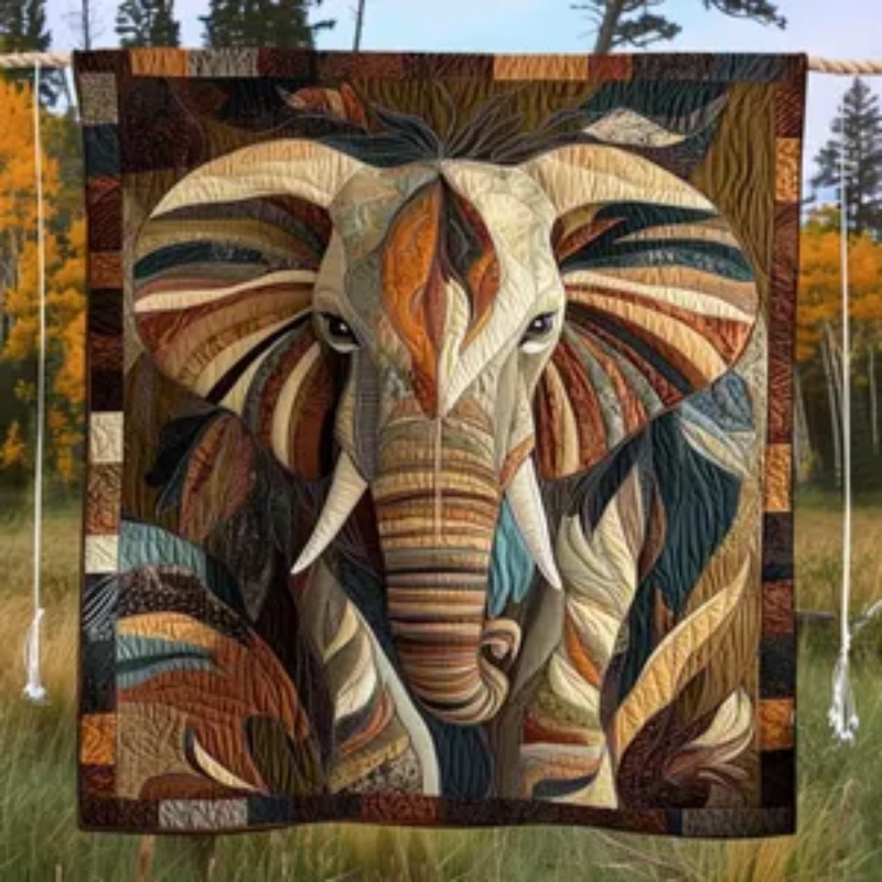 Selimut Gajah – Selimut Berlap - Neutral Throw Blanket ulasan dan harga