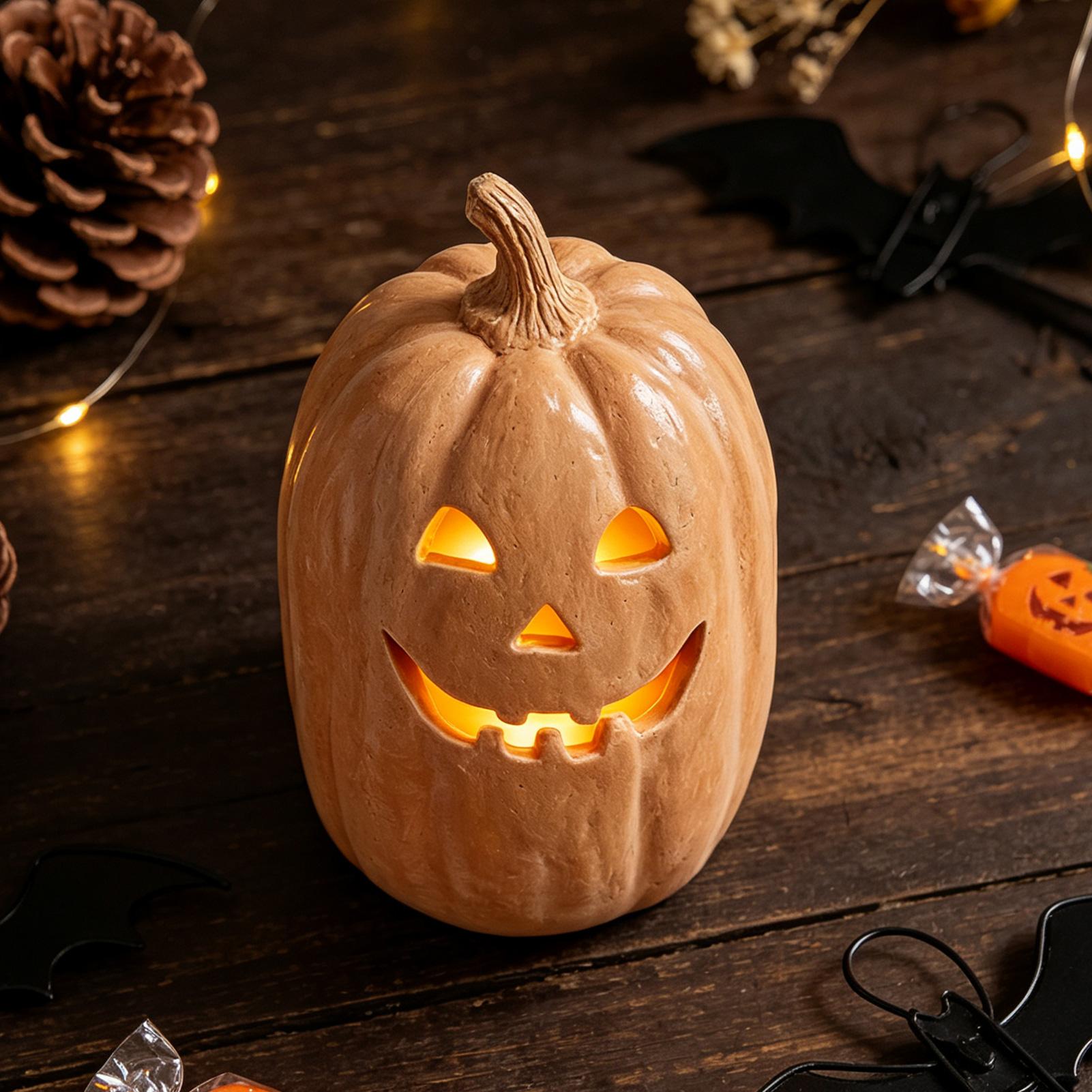 Kerajinan Labu Halloween Resin - Home Decor Halloween ulasan dan harga
