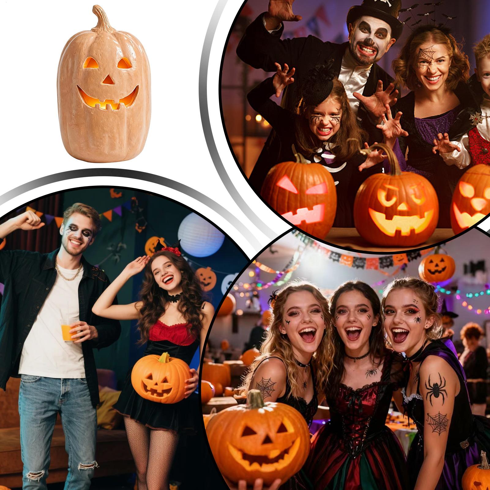 Kerajinan Labu Halloween Resin - Home Decor Halloween ulasan dan harga