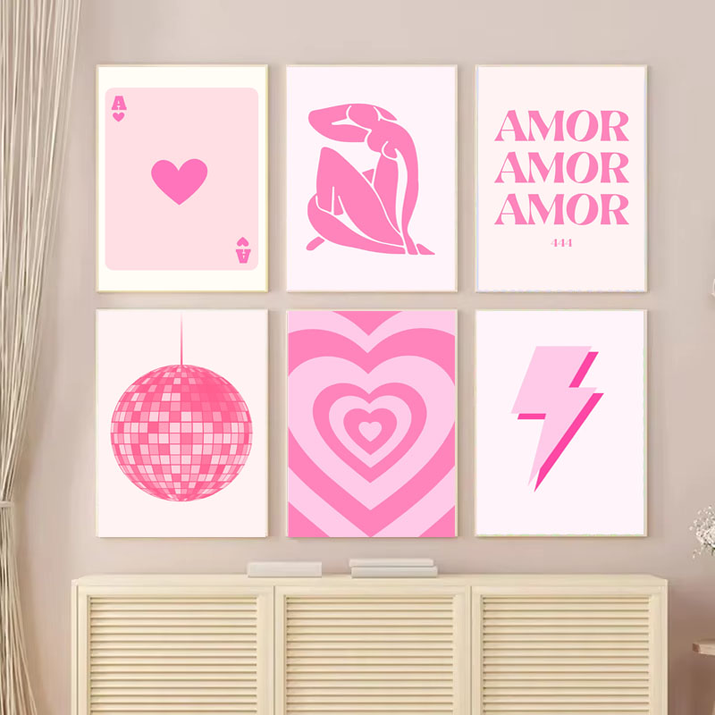 1 Buah Lukisan Kanvas Poster A - Home Decor Y2K ulasan dan harga