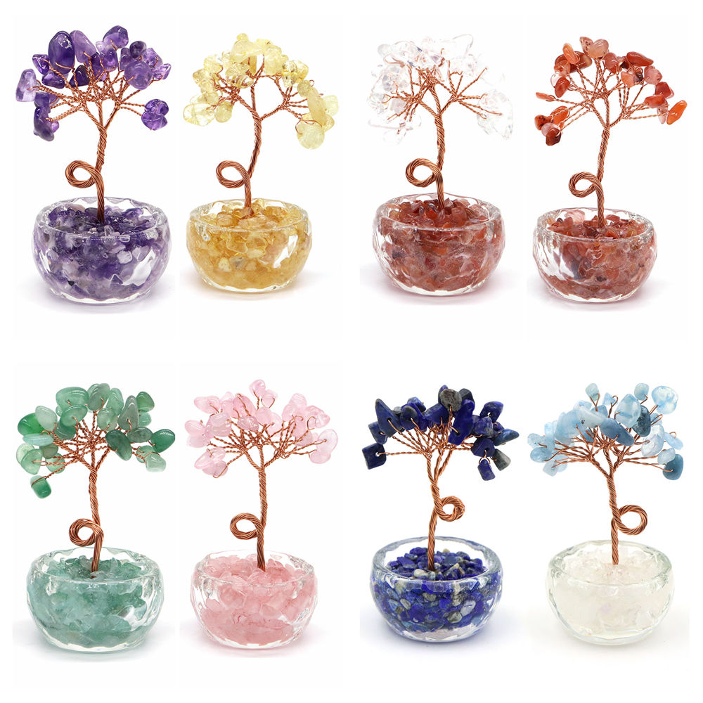 Pohon Keberuntungan Kristal Ba - Home Decor Glass ulasan dan harga