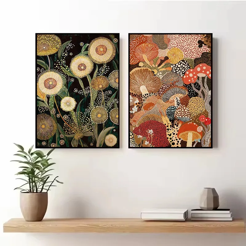 Yayoi Kusama Poster Bunga Ubur - Home Decor Exhibition ulasan dan harga