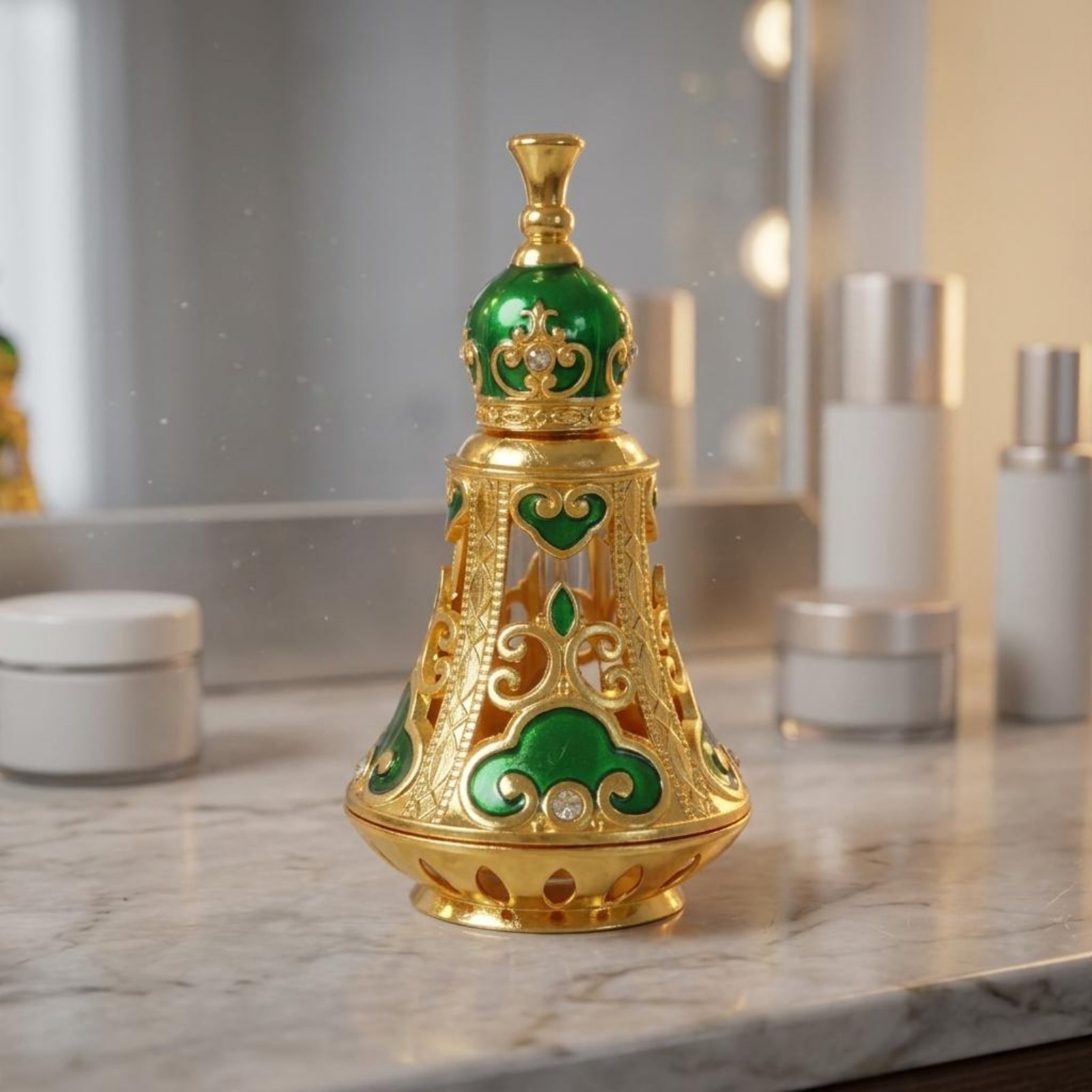 Botol Parfum Hias Berbentuk Lo - Home Decor Glass ulasan dan harga