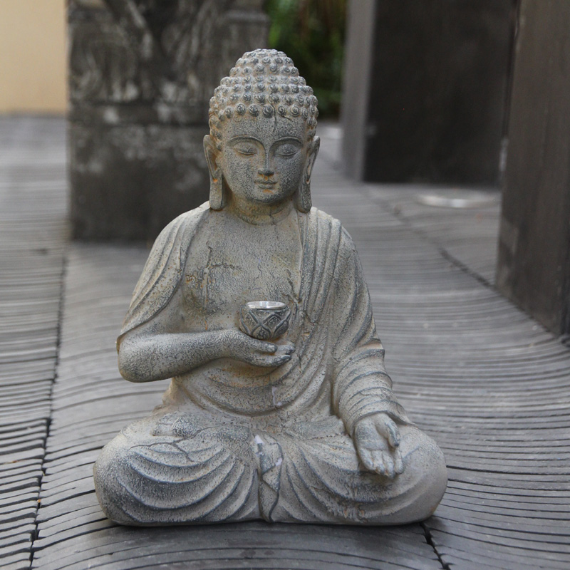 Patung surya Buddha Resin deko - Home Decor Quirky ulasan dan harga