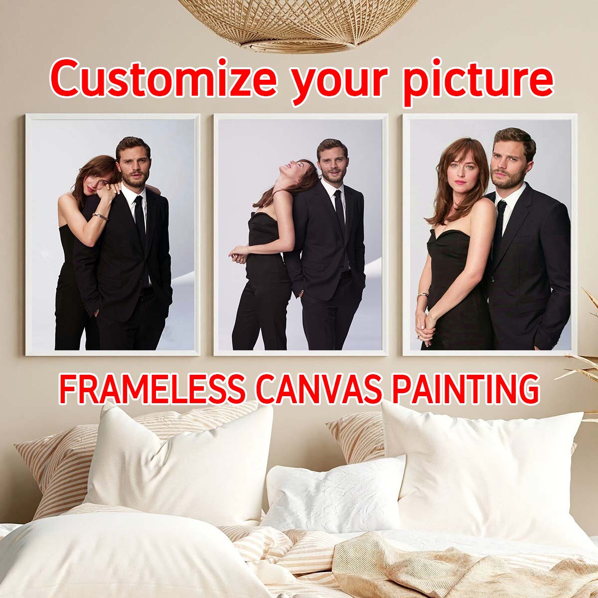 Lukisan Kanvas Cetak Kustom Da - Home Decor Halloween ulasan dan harga